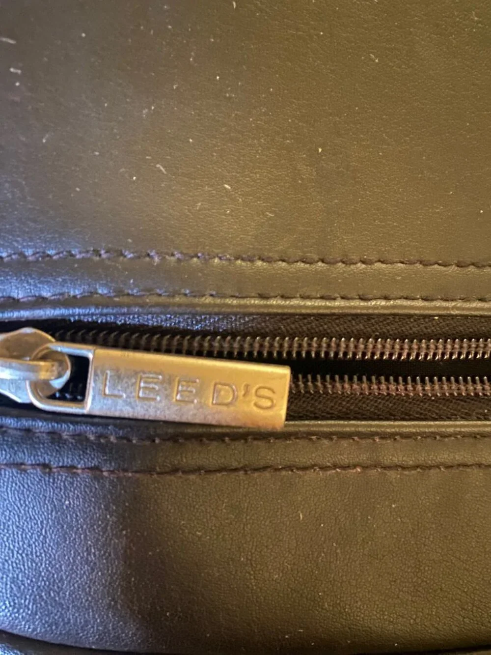 Leeds Black Leather Pharmaceutical Rep Bag Eli Lilly Zyprexa Pockets Travel